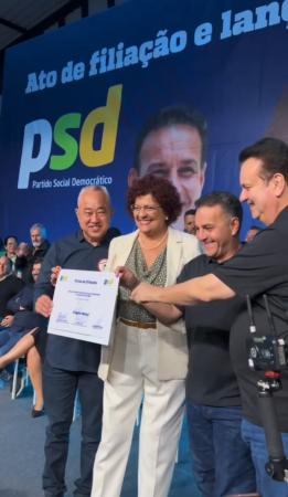 Lançamento de pré-candidatura de Angela Maluf levou milhares de pessoas ao Aeródromo Nascimento