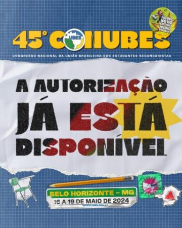 45º CONUBES: Baixe aqui a autorização para menores de idade