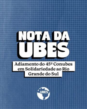 NOTA | CONUBES é adiado em solidariedade ao Rio Grande do Sul
