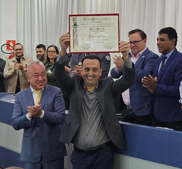 Felício Ramuth recebe Título de Cidadão Cotiano