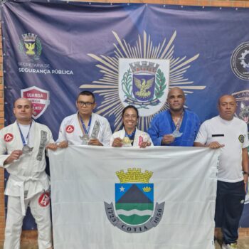 Guardas Civis de Cotia conquistam quatro medalhas no Jiu-jitsu  
