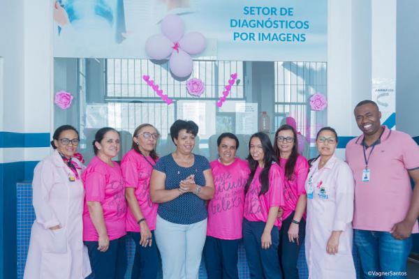 Em outubro, mulheres com idade entre 40 e 69 anos podem agendar mamografia sem pedido médico