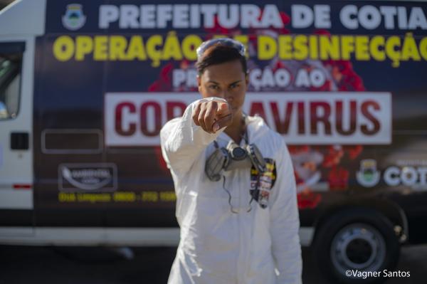 Prefeitura de Cotia lança Operação Desinfecção nas ruas para evitar contaminação pelo novo Coronavírus  