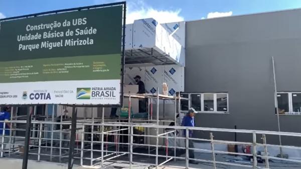 Prefeitura segue com as obras da nova UBS do Mirizola e da creche de Caucaia do Alto