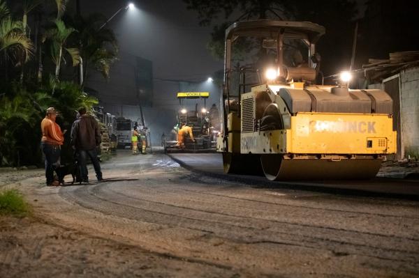 Prefeitura concluiu a nova pavimentação da rua Philip Leiner, no Parque Alexandre