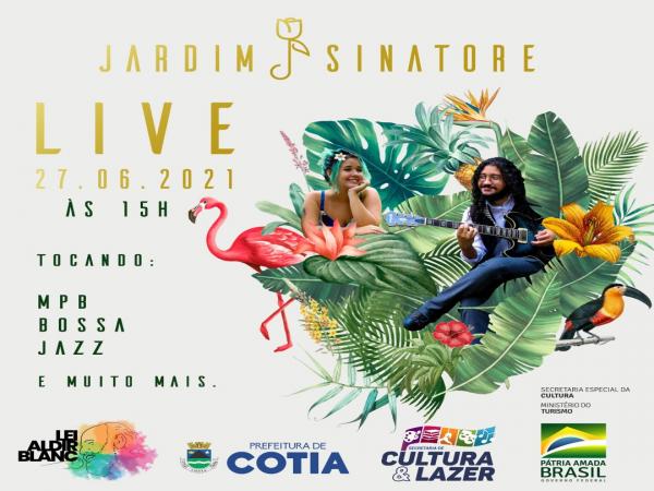 No domingo o duo Jardim Sinatore faz live exclusiva com o melhor da MPB