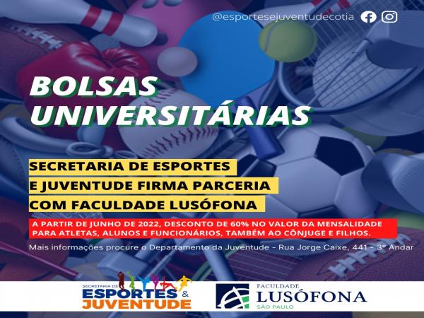 Prefeitura faz parceria com a Lusófona para bolsas de estudos para esportistas e servidores de Esportes