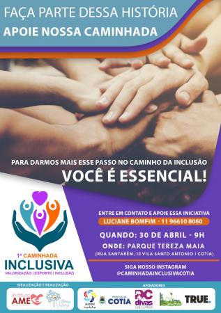 Cotia fechará o mês de conscientização do autismo com ‘Caminhada Inclusiva’   