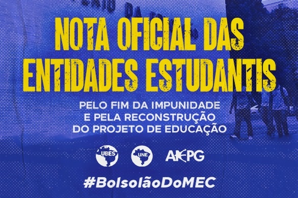 Nota das entidades estudantis: pelo fim da impunidade e pela reconstrução do projeto de educação﻿