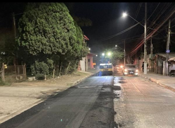 Programa Asfalto Novo está na Av. Inocêncio Pires de Oliveira, Caucaia   